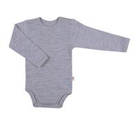 Joha - Kid's Body L/S - Merinounterwäsche, Gr. 98-104 100, grau/lila (LightGreyMelange)