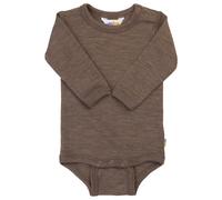 Joha - Kid's Body with Long Sleeves Wool Silk - Merinounterwäsche, Gr. 98 100, braun (Brown)