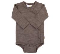 Joha - Kid's Body With Side Closing - Merinounterwäsche, Gr. 56-62 60, braun (DarkBrown)