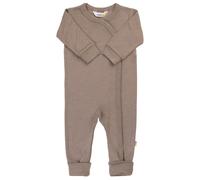 Joha - Kid's Jumpsuit with Buttons - Merinounterwäsche, Gr. 68 70, braun (DarkBeige)