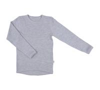 Joha - Kid's Shirt L/S Basic - Merinounterwäsche, Gr. 80, lila/grau (LightGreyMelange)