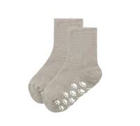 Joha - Kid's 721 Wool Sock Anti-Slip - Hüttenschuhe, Gr. 23-26, grau (BeigeMelange)