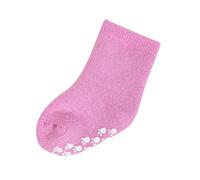 Joha Kinder Socken Wollsocken mit Anti-Rutsch Sohle Rosa-19-22