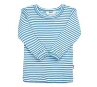 Joha Kinder Unisex Langarmshirt Merino-Wolle/Seide, Größe:68/74, Farbe:Blue