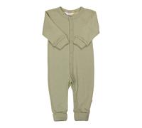 Joha Overall mit Klappfuß Rippqualität Wolle/Seide 80 grün