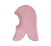 Joha Schlupfmütze Balaclava Mütze 100% Merino Wolle | Unisex Schalmütze Mützenschal Winter Sturmhaube für Kinder und Baby 0-9 Jahre, Größe 48 cm, Altrosa