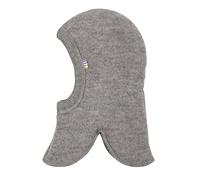 Joha Schlupfmütze Balaclava Mütze 100% Merino Wolle | Unisex Schalmütze Mützenschal Winter Sturmhaube für Kinder und Baby 0-9 Jahre, Größe 50 cm, Hellbraun