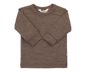 Joha Shirt langarm Wolle/Seide 68 braun melange