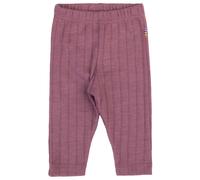 Joha - Small Kid's Leggings Stripes - Merinounterwäsche, Gr. 86 90, lila (Heather)