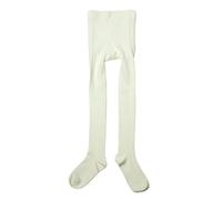 Joha Strumpfhose Wolle Weiß Rib | Kinderstrumpfhosen für Mädchen, Baby, Kinder aus hochwertige Wolle Größe 116/122