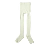 Joha Strumpfhose Wolle Weiß Rib | Kinderstrumpfhosen für Mädchen, Baby, Kinder aus hochwertige Wolle Größe 110