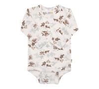 Joha Woll-Body langarm Biber 56 natur/bunt