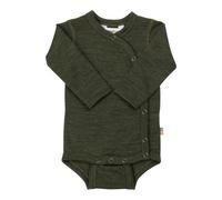 Joha Woll-Wickelbody langarm 56 grün