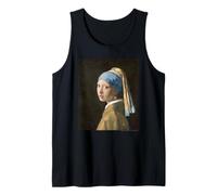Johannes Vermeer Girl with a Pearl Earring Tank Top