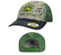 John Deere AOP 53084648Nv Baseballkappe, Markenzeichen, bestickt, Marineblau, Marineblau, Einheitsgröße