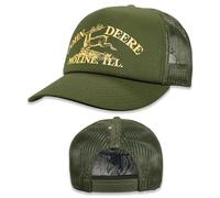 John Deere Baseballkappe Trucker Hat 13083326Ov Vintage Baseball Cap Trucker Hat Trademark Print Olive, Oliv/Blatt für mich (Leaf It to Me), Einheitsgröße