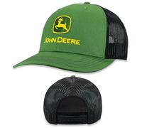 John Deere Basecap Trucker Hat 13083346Grbk Current Baseball Cap Trucker Hat Trademark Embroidery Gryw Green/Black, grün/schwarz, Einheitsgröße