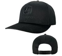 John Deere Blackout Trademark All Twill-Baseballkappe, Schwarz, Einheitsgröße