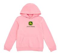 John Deere Damen-Fleecepullover mit Logo, Größe S, Rosa