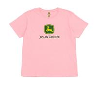 John Deere Familien-T-Shirt mit Logo, für Kleinkinder rwachsene, Größen (12 Monate - 2XL), Pink, Mittel