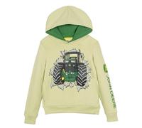 John Deere Fleecepullover für Kleinkinder roße Kinder, Größen (2T - 14-16), Khaki-Grün, Traktor, 6