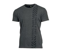 JOHN DEERE Graues T-Shirt Nothing Runs Like a Deere - Größe S-XXL (DE/NL/SE/PL, Alphanumerisch, XXL, Regular, Regular, Baumwolle)