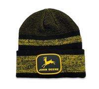 John Deere Herren-Mtze mit gelbem Vintage-Logo, Schwarz/Gelb, Einheitsgre