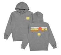 JOHN DEERE Hoodie Grau Kapuzenpullover Langarmshirt mit Logo & „Nothing Runs Like a Deere“-Rückendruck Für Landwirte & Fans (DE/NL/SE/PL, Alphanumerisch, S, Regular, Regular)