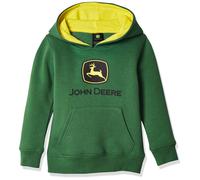 John Deere Jungen Fleece Hoody Pull Over Kapuzenpullover Gr?n Trademark 14-16 US