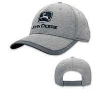 John Deere Mens Diamond Weave Poly Spandex Reflective Visor Hat Baseball Cap