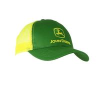 JOHN DEERE Herren Logo Contrast Mesh Back Core Baseball Cap Baseballkappe, gelb, Einheitsgröße