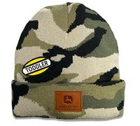 John Deere Strickmütze für Kleinkinder, Acryl, Blaugrün, Marineblau, Orange, Braun, Camo, Storm Camo, Camouflage, EinheitsgröÃŸe