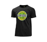 JOHN DEERE T-Shirt Nothing Runs Like A Deere Schwarz Herren XL Kurzarm