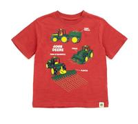 John Deere Truck-T-Shirt für Kleinkinder bis kleine Kinder, Größen (2T - 7-8), Rot, 6