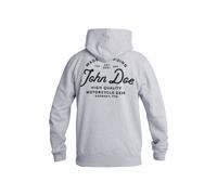 John Doe Hoodie JD Lettering grau, Größe M