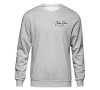 John Doe Sweater JD Lettering Grau, Größe L