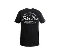 John Doe T-Shirt JD Lettering schwarz, Größe L