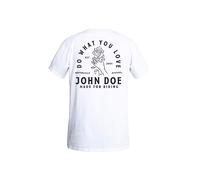 John Doe T-Shirt Rose weiß, Größe 2XL