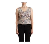 John Galliano - Ärmelloses Top mit Paisleymuster - - Tops - Damen - Mehrfarbig - XS
