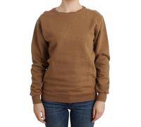 John Galliano Brauner Rundhals-Cottonpullover XS