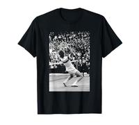 John McEnroe vs Bjorn Borg Wimbledon Tennisplatz T-Shirt