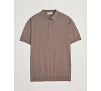 John Smedley Adrian Slim Fit Sea Island Polo Beige Musk Beige XL
