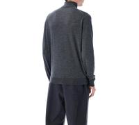 John Smedley - Cherwell Extra Fine Merino Wool Roll Neck Jumper - Größe XL - schwarz