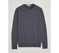 John Smedley Pullover Herren Slim Fit Rundhals Merinowolle grau, XXL
