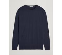 John Smedley Pullover Herren Slim Fit Rundhals Merinowolle blau, S