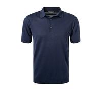 John Smedley Polo-Shirt Herren Slim Fit,Slim Fit Kurzarm Cotton blau, S
