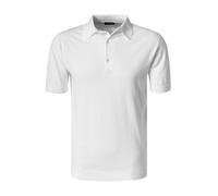 John Smedley Polo-Shirt Herren Slim Fit,Slim Fit Kurzarm Cotton weiß, S