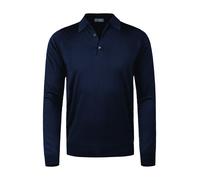 John Smedley Pullover Herren Regular Fit Merinowolle blau, M