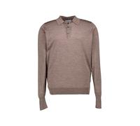 John Smedley Pullover Herren Regular Fit Merinowolle braun, XL