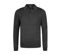 John Smedley Pullover Herren Regular Fit Merinowolle grau, M